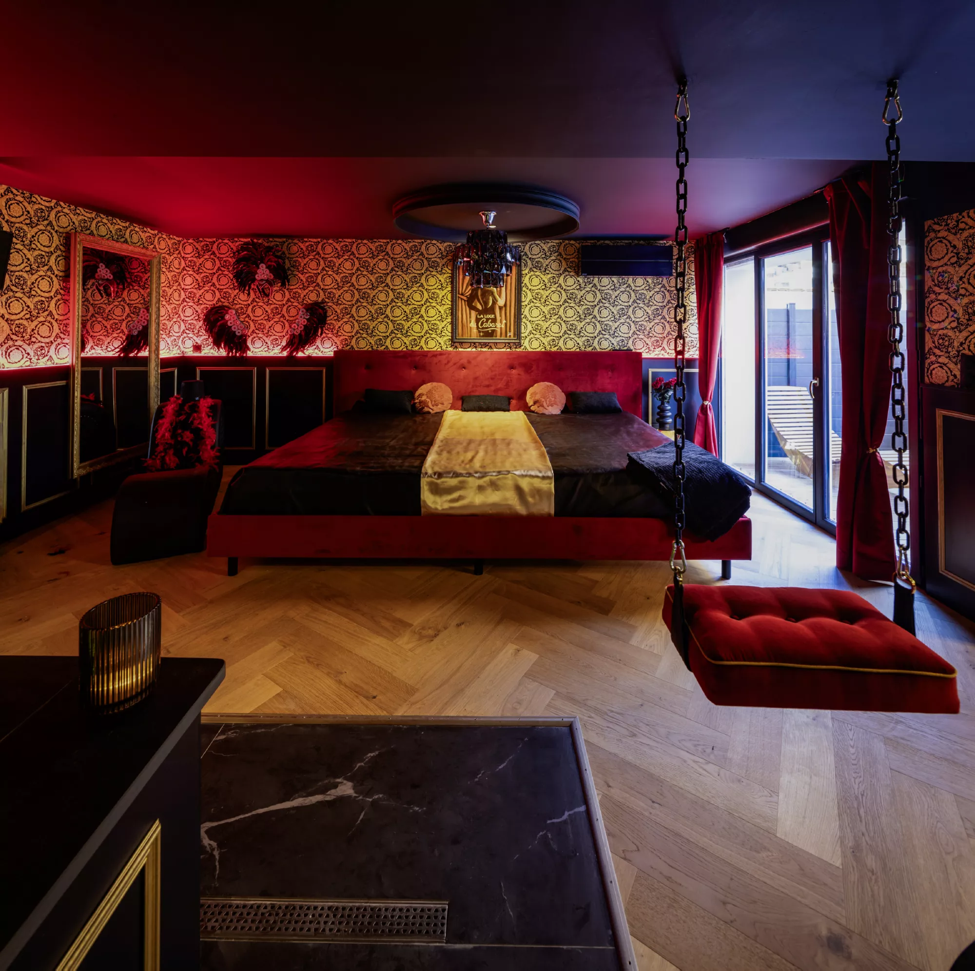 Ambiance intimiste love room Bas-Rhin