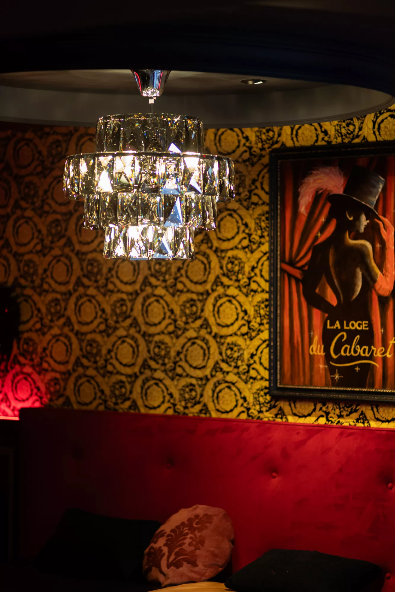 Décoration love room cabaret